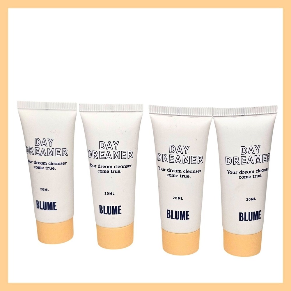 4 x Blume Day Dreamer Your Dream Cleanser Come True 20ml Travel Size New